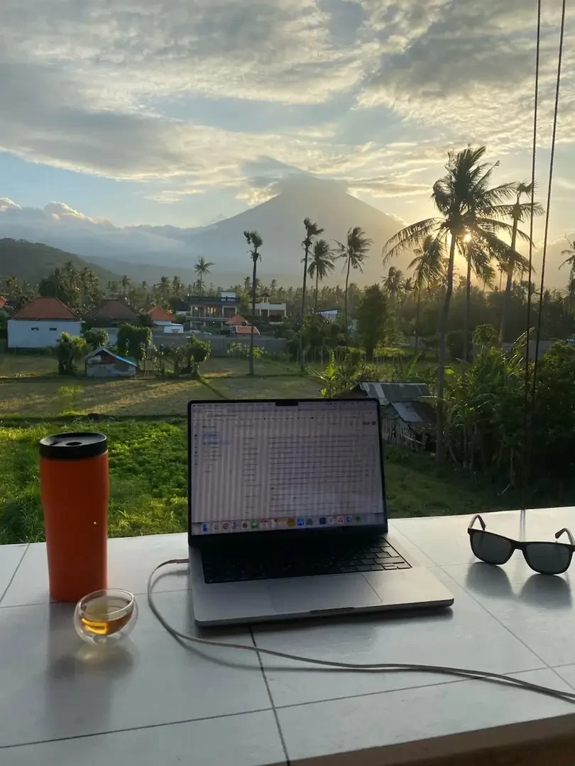 Приятно поработать с таким видом… Жизнь на о. Бали
