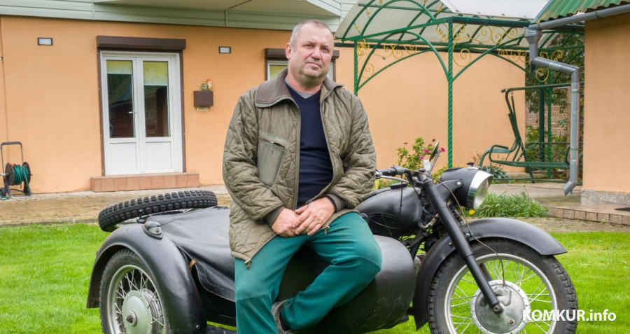 Мотоцикл выходного дня: как бобруйчанин до сих пор ездит на раритетном К-750