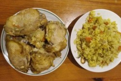 Готовим сами: курица с рисом в рукаве
